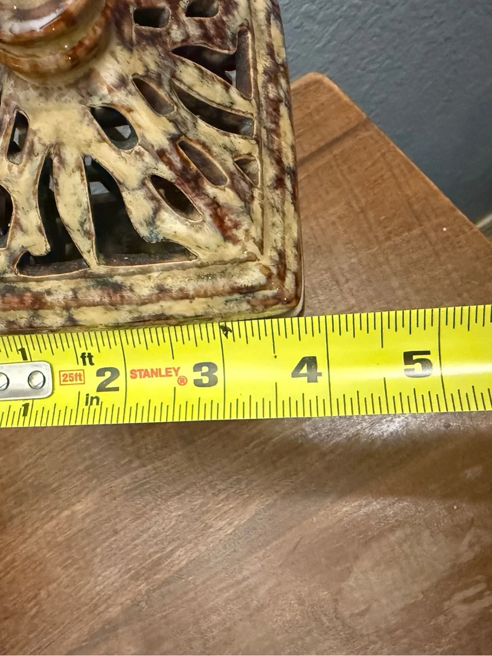 Pacific Rim Ceramic Lattice Lantern Candle Holder (Pattern 4009-B)